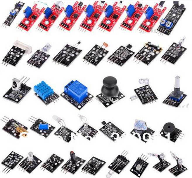 1개의 상자 5V 릴레이 수동태 초인종에 있는 37의 감지기 단위를 배우는 Arduino DIY를 위한 시동기 장비