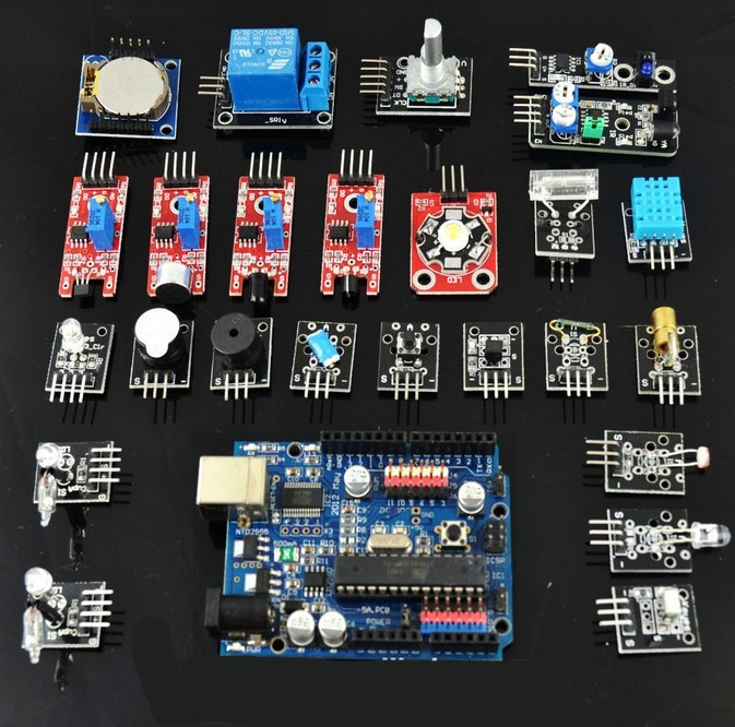 Arduino를 위한 24의 감지기 시동기 장비, 24의 단위 감지기 DIY 장비