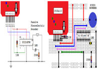 Arduino 제어기 보드 새로운 상태를 위한 Pickit 3 빨간 마이크로칩 프로그래머