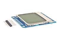 백색과 파란 역광선 접합기 PCB 84X48 84*48를 가진 5110 LCD 디스플레이 단위