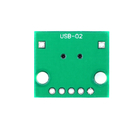 마이크로 USB 맨 위 소형 5P 헝겊 조각 2.54mm 접합기를 담그는 전자 Arduino 감지기 단위 USB