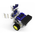 HC-SR04 기계적인 DIY 직접 회로를 가진 2WD RC 차 Arduino 시동기 장비