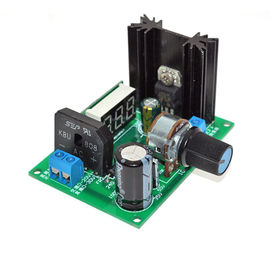 Arduino 힘 전압 조정기를 위한 LM317 감지기는 힘 단위 + LED 전압계를 내립니다