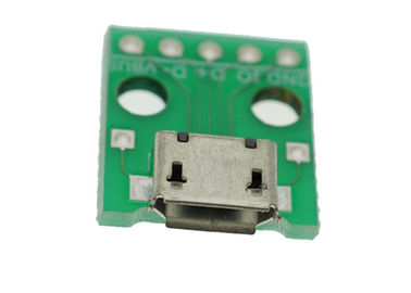 납땜 어댑터 보드를 가진 여성 소켓 B 유형을 담그는 2.54mm Pin Arduino 감지기 단위 마이크로 USB
