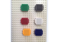 Solderless 최고 소형 전자 밀가루 반죽대 25 동점 점 다채로운 아BS 플라스틱