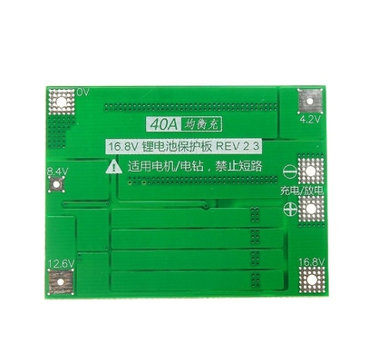 4S 40A 리튬 전지 보호 널 BMS Lipo 충전기 단위 높은 정밀도