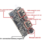 Arduino를 위한 이중 USB 5V 1A 18650 배터리 충전기 단위