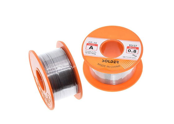전자 부품은 와이어 롤 1.0MM 50g를 납땜질하는 로진 핵심을 녹입니다