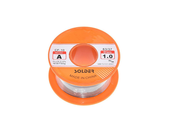 전자 부품은 와이어 롤 1.0MM 50g를 납땜질하는 로진 핵심을 녹입니다
