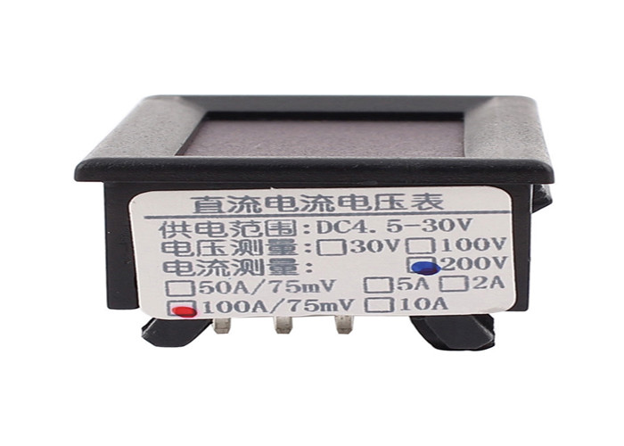 DC0 - 200V 암페어 미터 디지털 방식으로 LED 0.28 인치 30g 무게 OKY4093-3